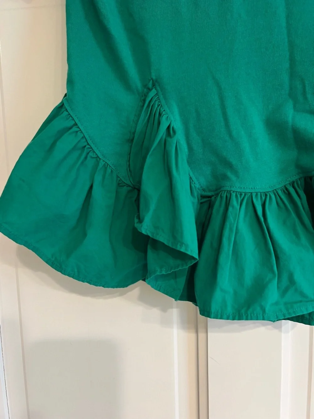 Maeve Ruffle Hem Peplum Tee